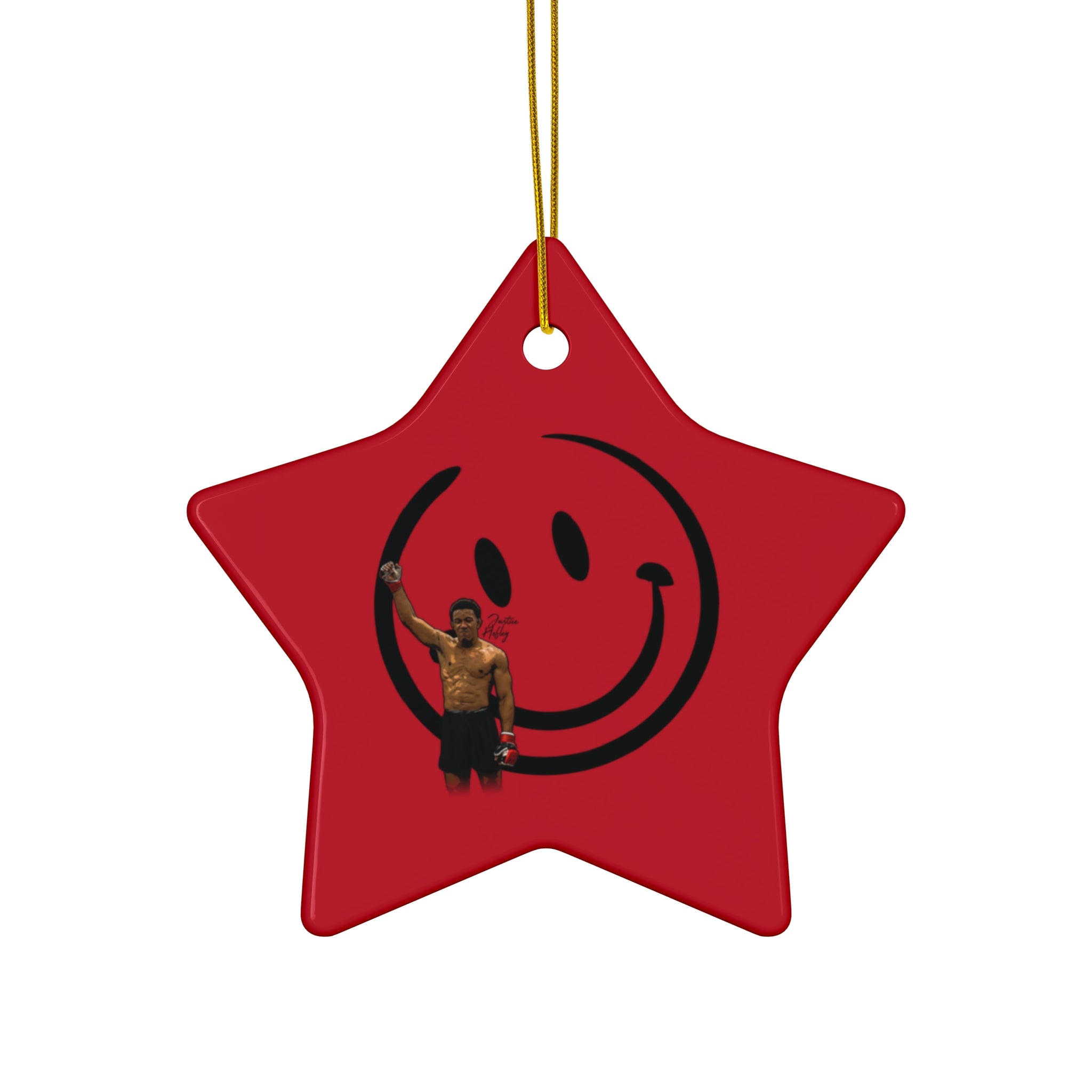 Justice Hefley Ceramic Ornament
