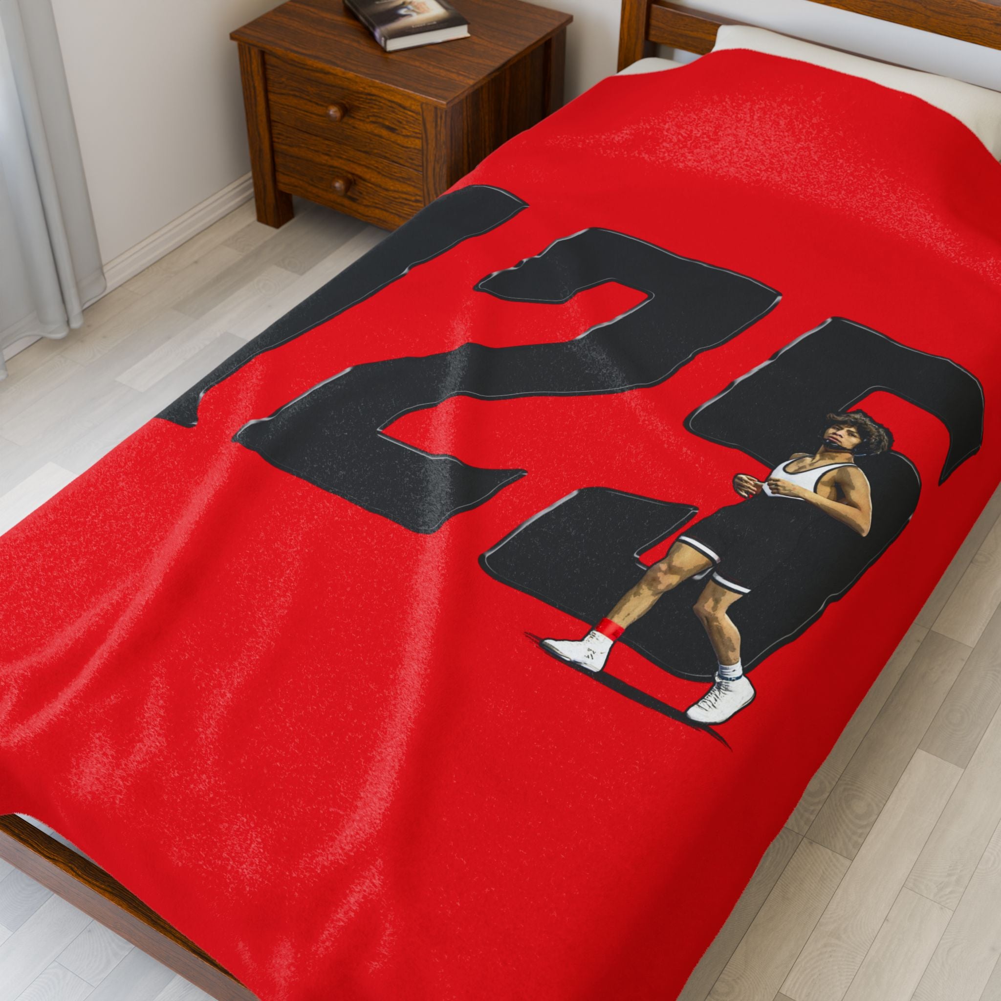 Anthony Castillo Velveteen Plush Blanket