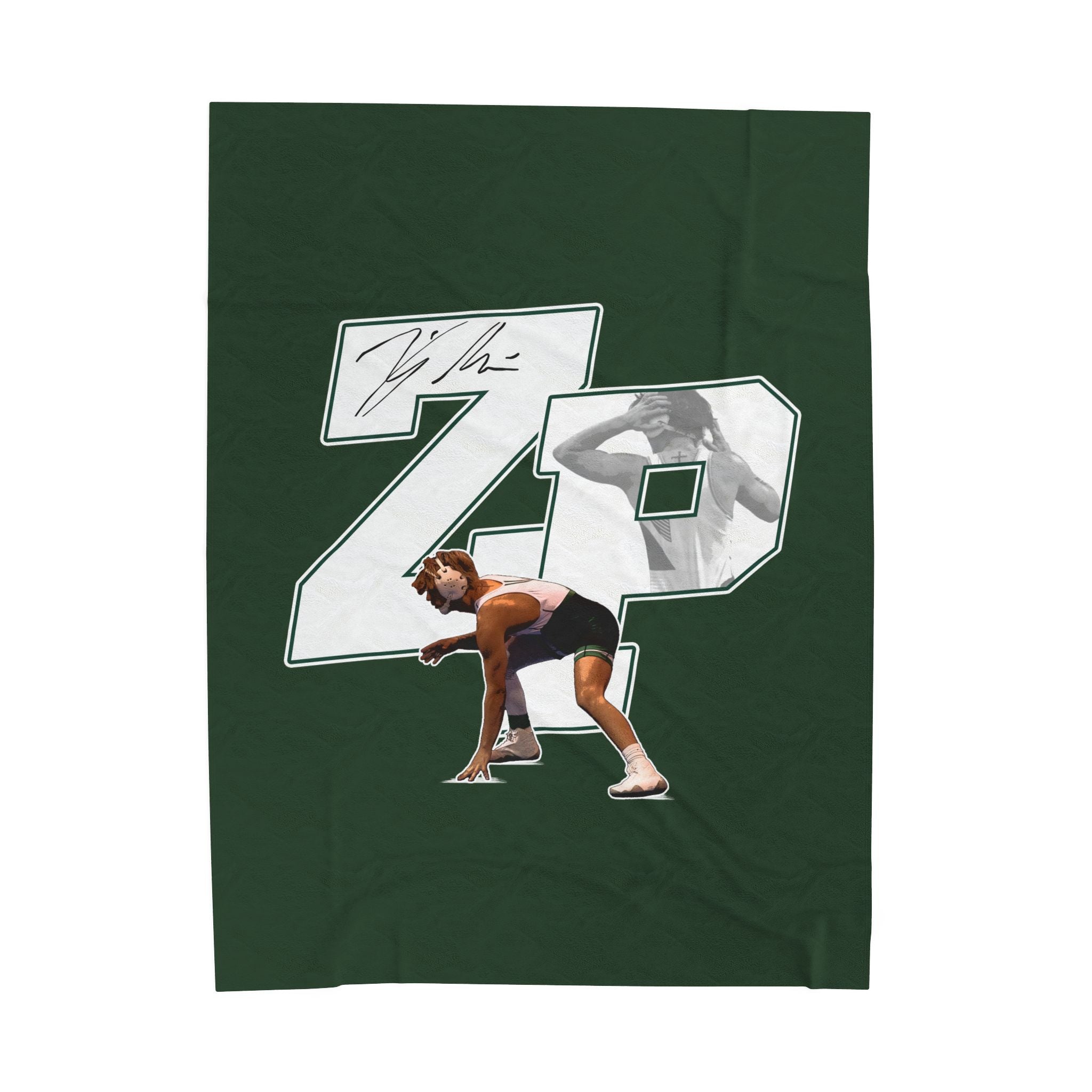Zak Paquette Velveteen Plush Blanket