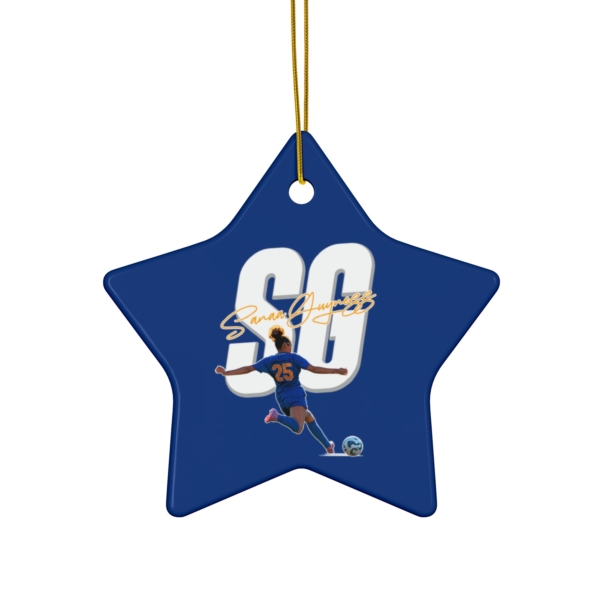 Sanaa Guyness Ceramic Ornament