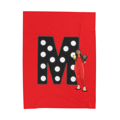 Maddie Mendoza Velveteen Plush Blanket