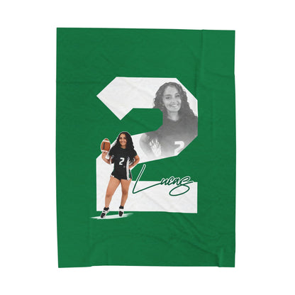 Jaylianie Lucas Velveteen Plush Blanket