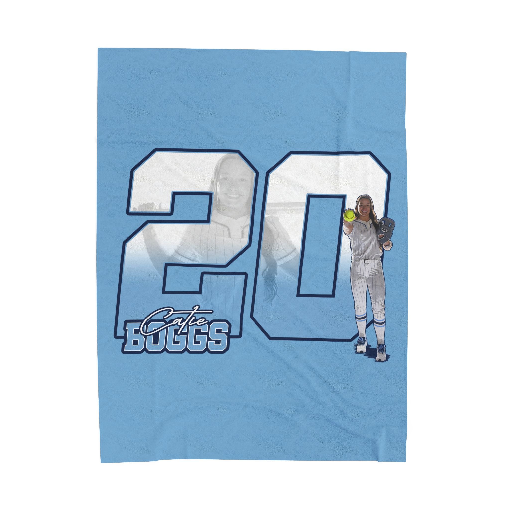 Catie Boggs Velveteen Plush Blanket