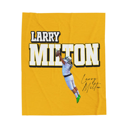 Larry Milton Velveteen Plush Blanket