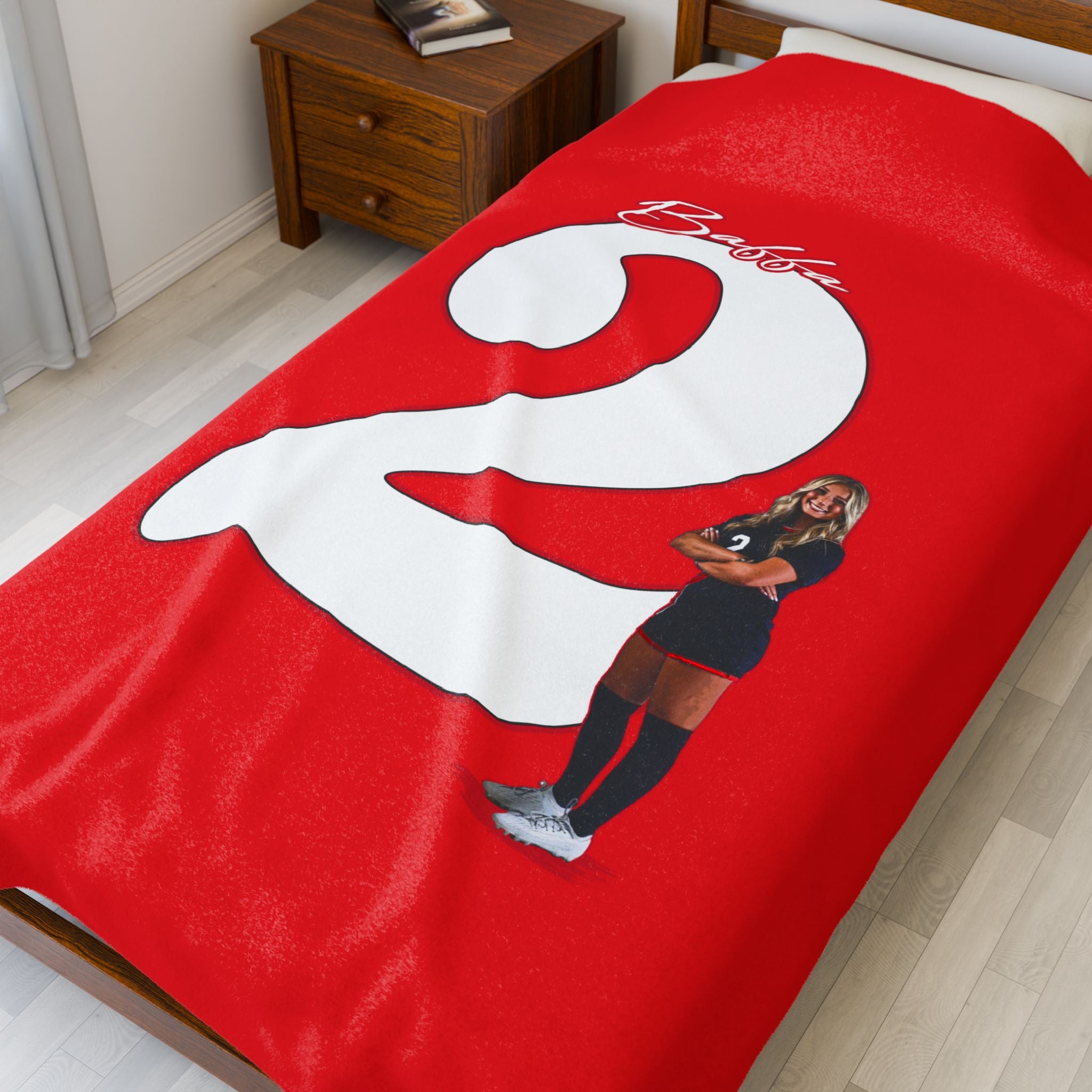 Tavyn Baffa Velveteen Plush Blanket