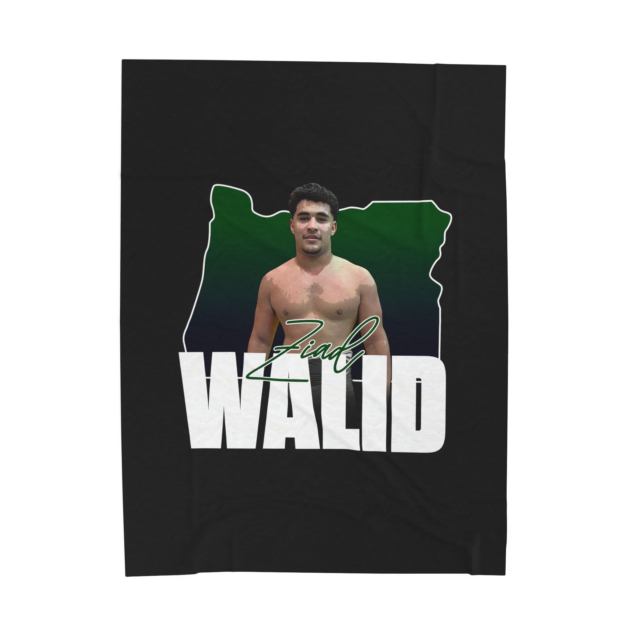 Ziad Walid Velveteen Plush Blanket