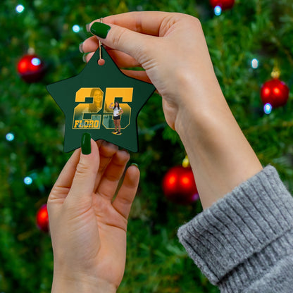 Ava Floro Ceramic Ornament