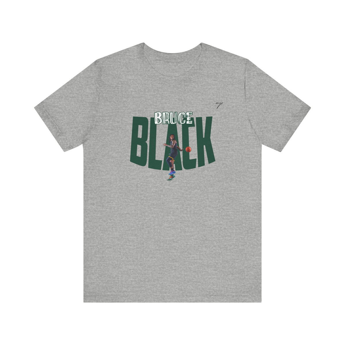 Bruce Black Graphic Tee