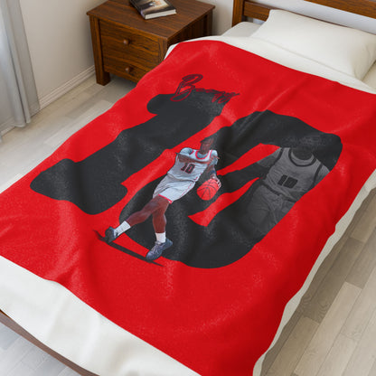 Brandon Hymes Velveteen Plush Blanket