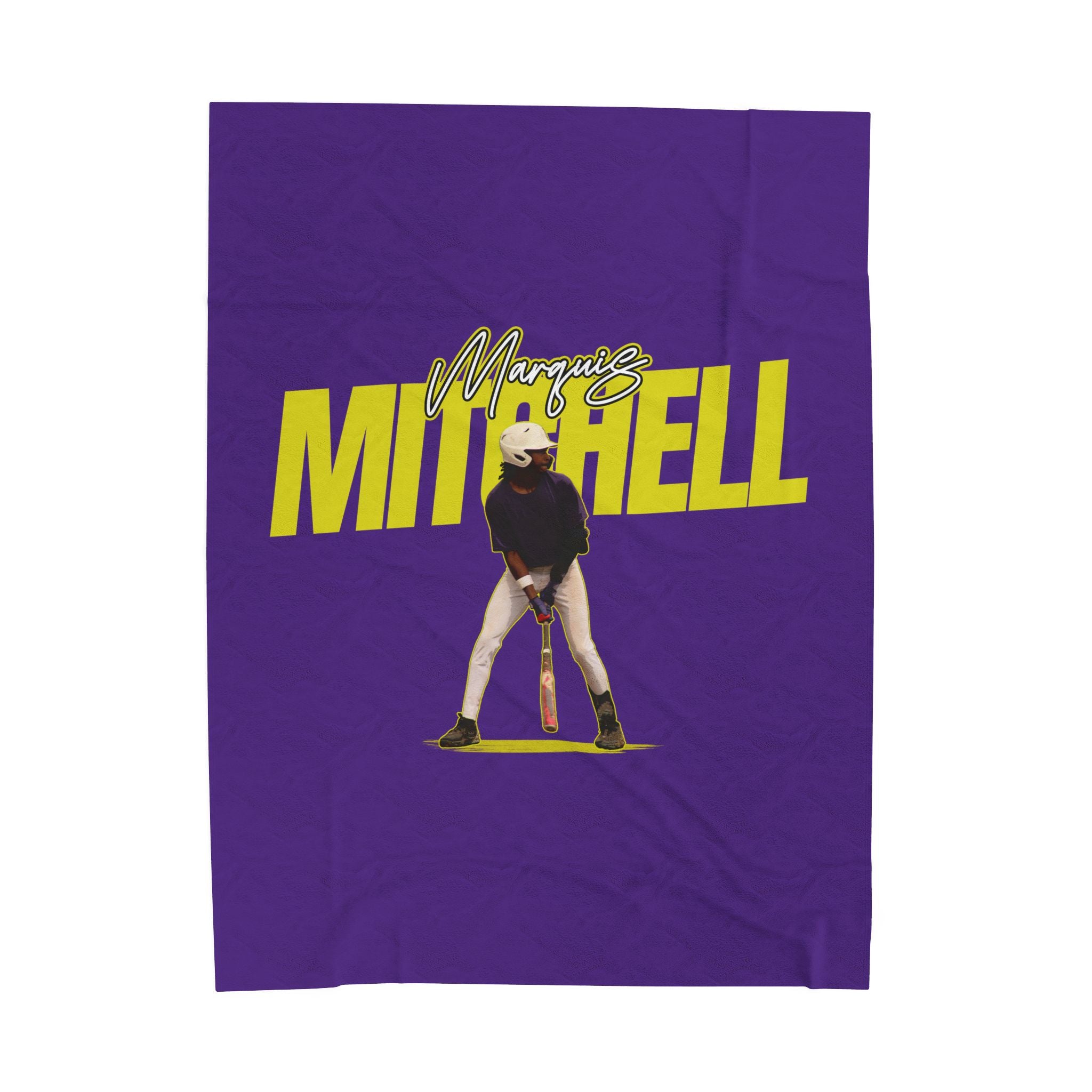 Marquis Mitchell Velveteen Plush Blanket
