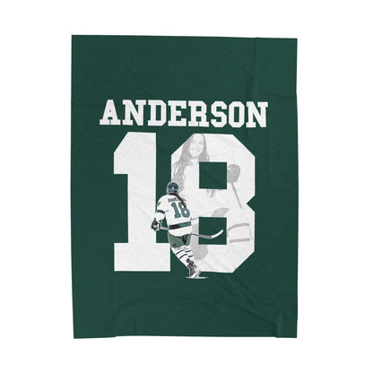 Gracie Anderson Velveteen Plush Blanket