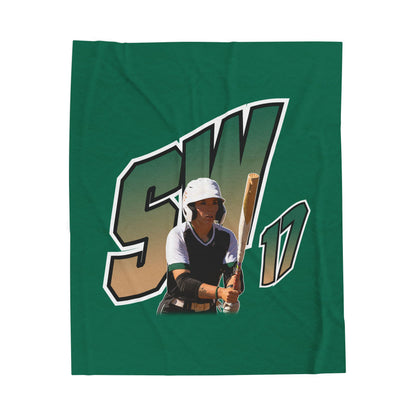 Shelby Westler Velveteen Plush Blanket