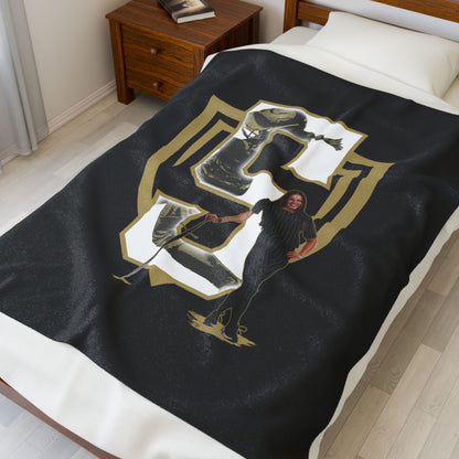 Reagan Vokoun Velveteen Plush Blanket