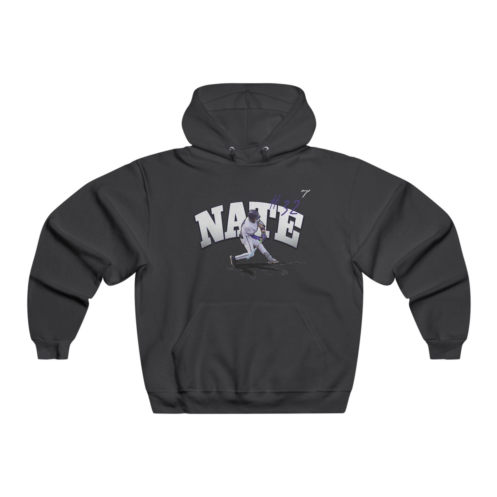 Nathan Negre Vintage Hoodie