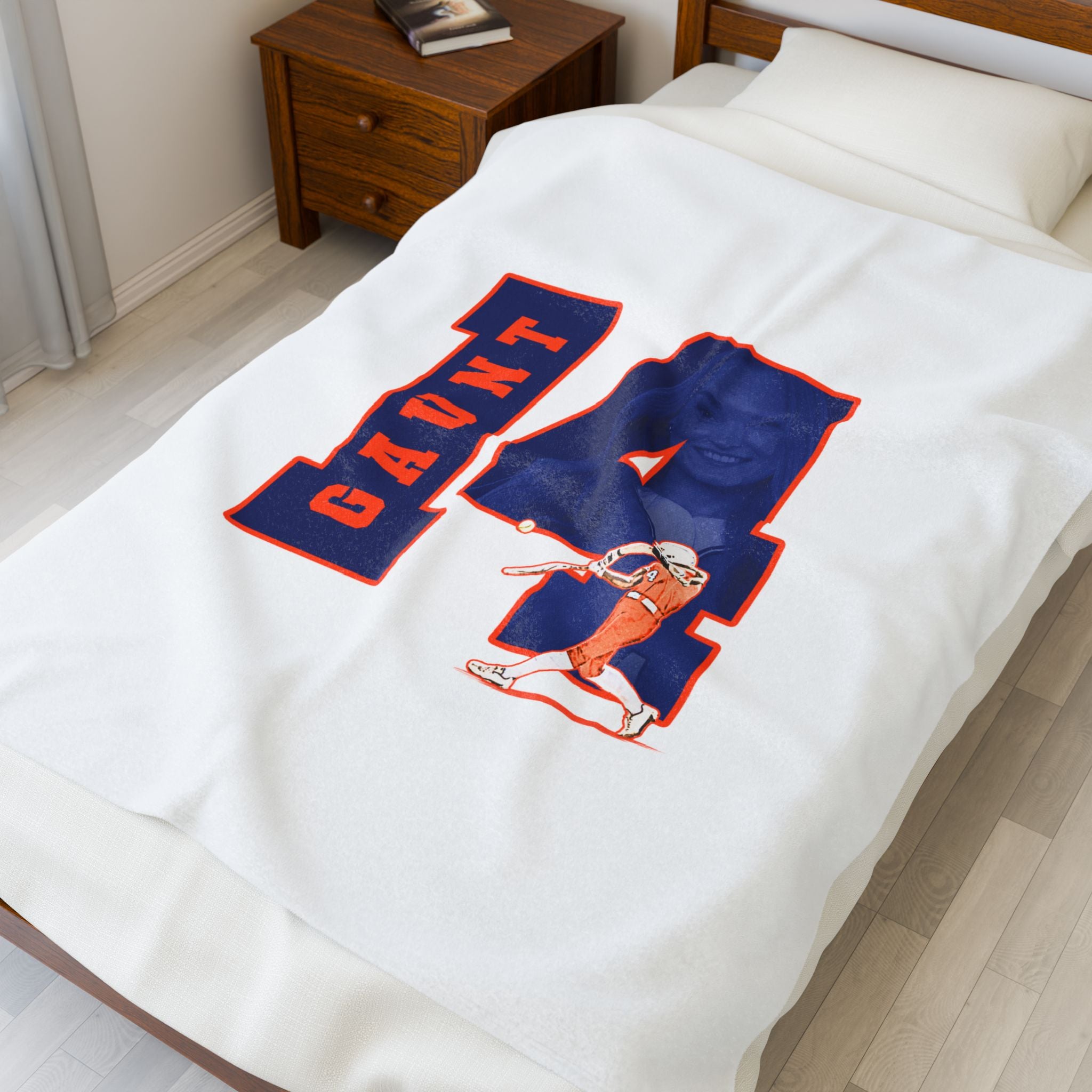 Kendall Gaunt Velveteen Plush Blanket