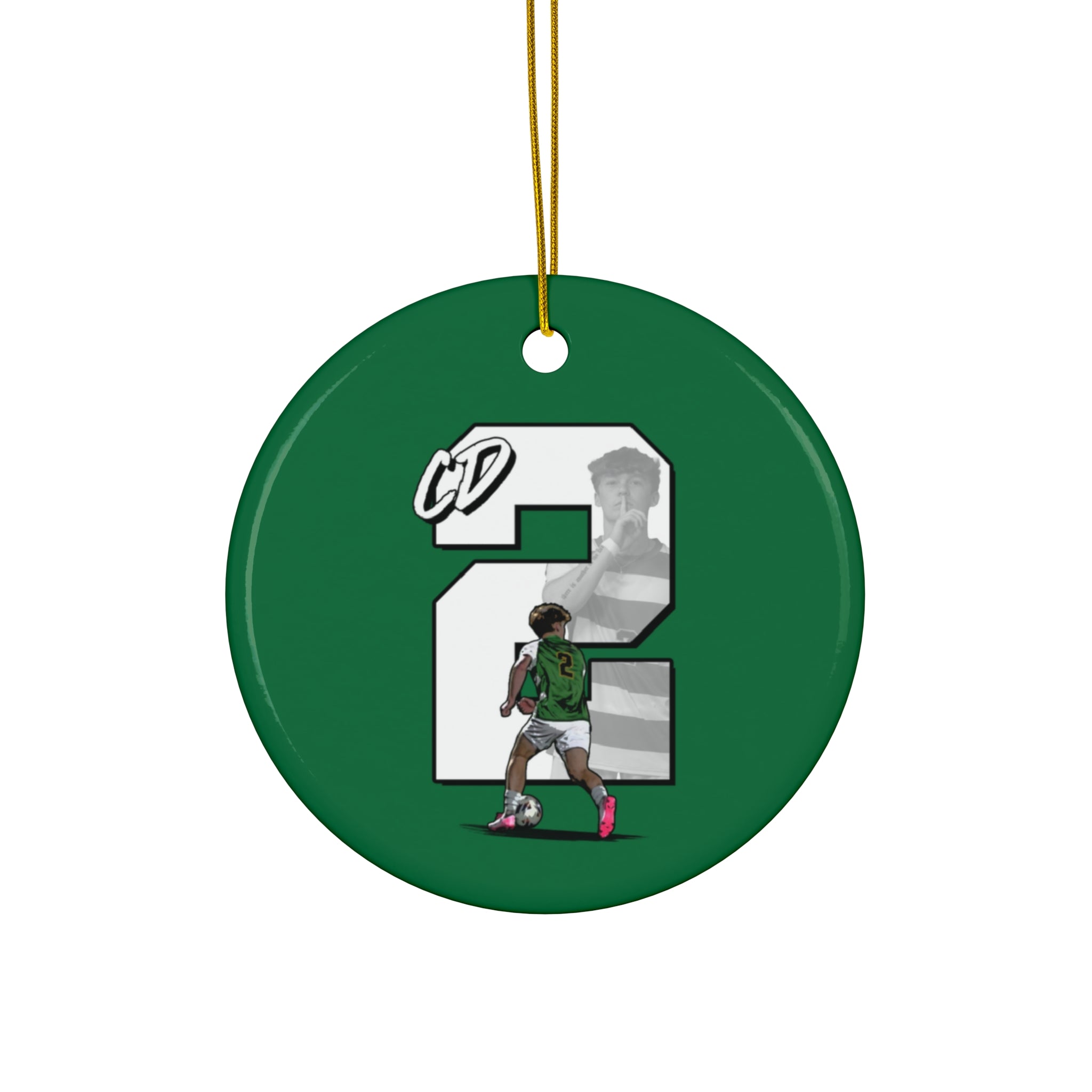 Caleb Drake Ceramic Ornament