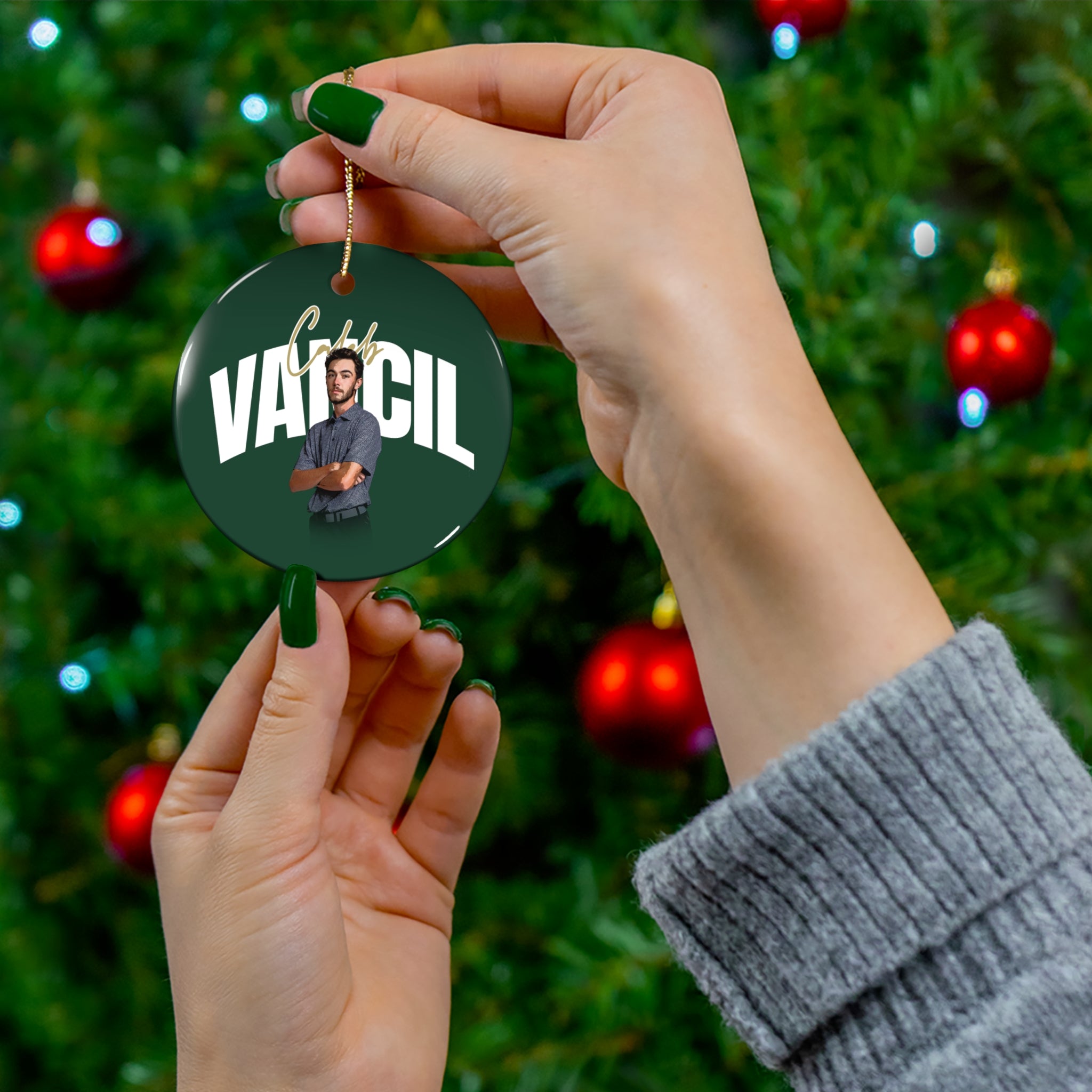 Caleb Vancil Ceramic Ornament