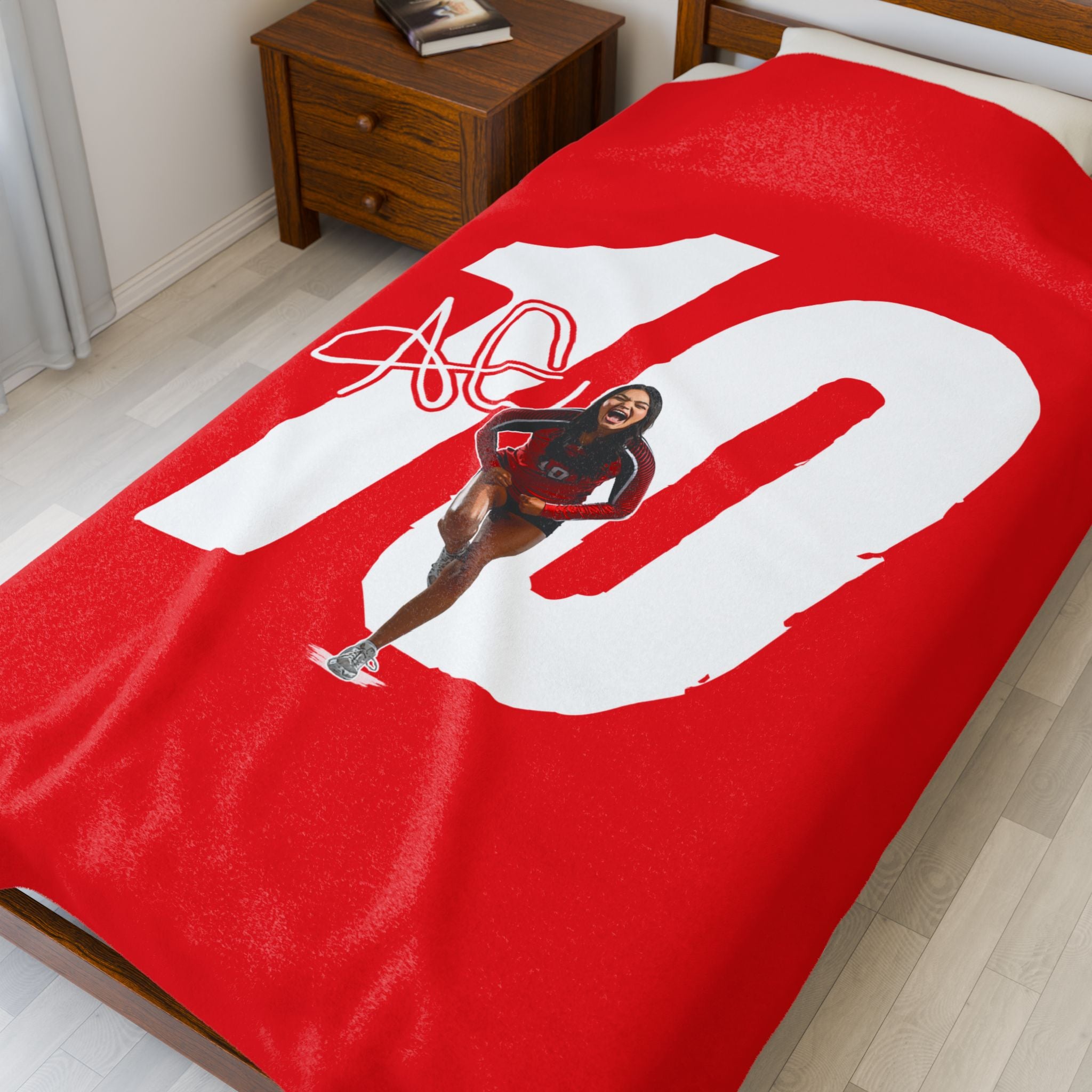 Andrea Correa Velveteen Plush Blanket