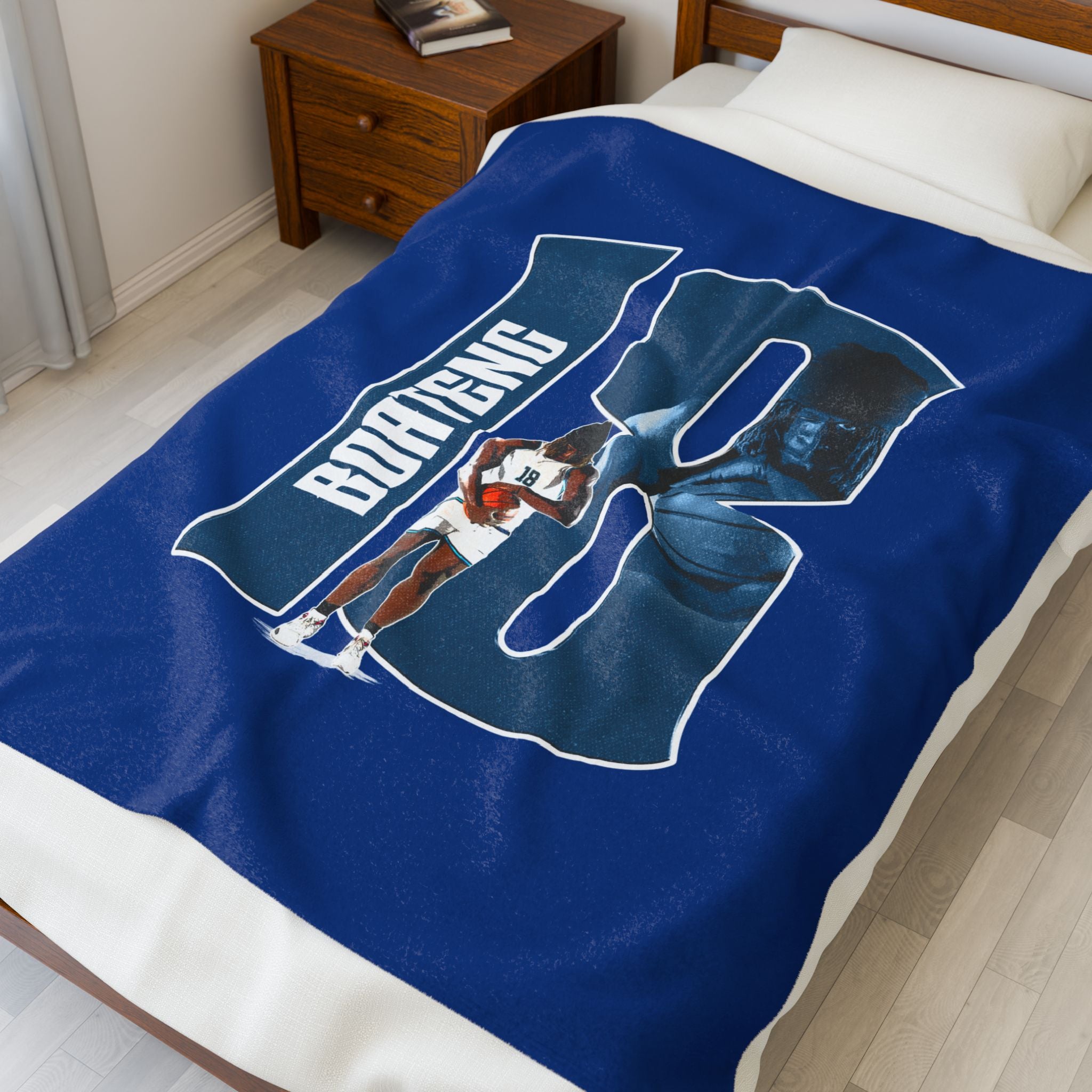 Jeremiah Boateng Velveteen Plush Blanket