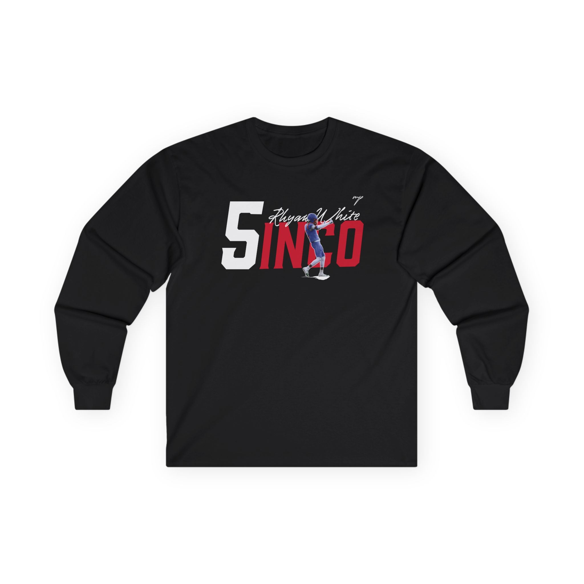 Rhyan White Long Sleeve Tee