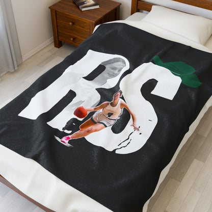 Rebecca Stoddard Velveteen Plush Blanket