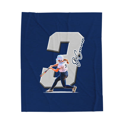 Kayleigh O'Connor Velveteen Plush Blanket
