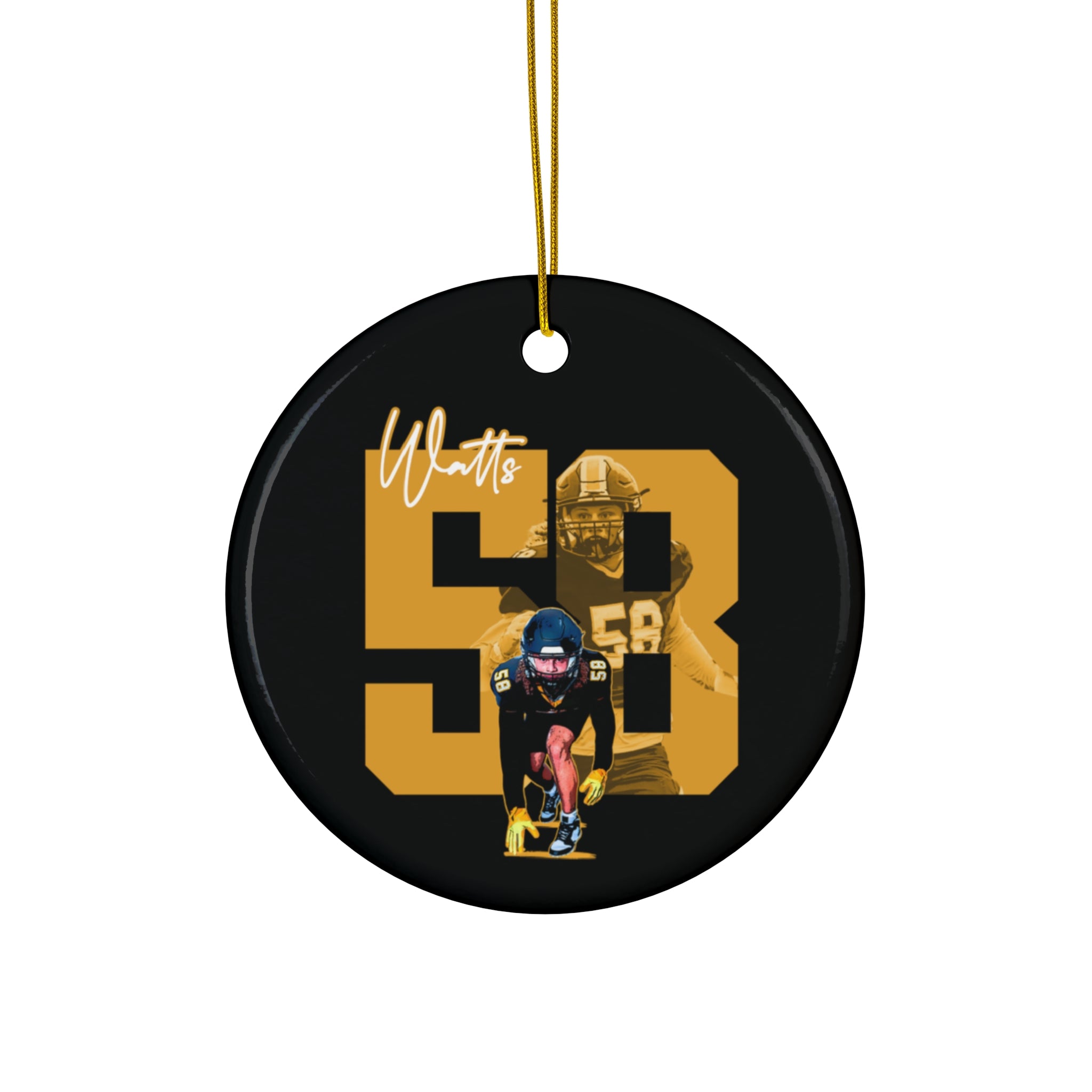 Kaden Watts Ceramic Ornament