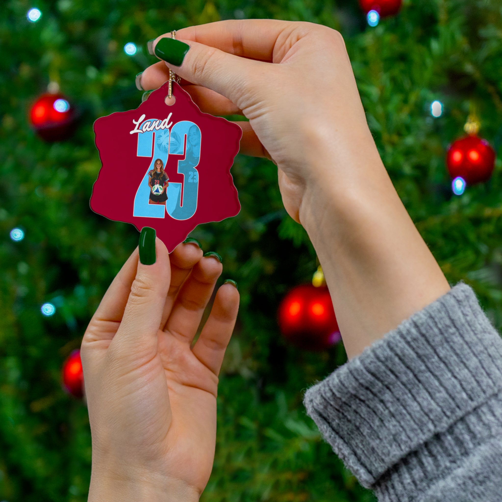 Maci Land Ceramic Ornament