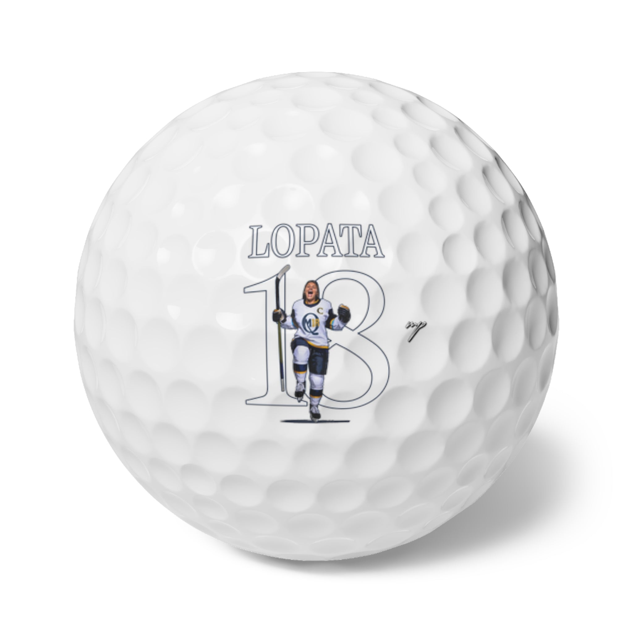 Mia Lopata Golf Balls, 6pc