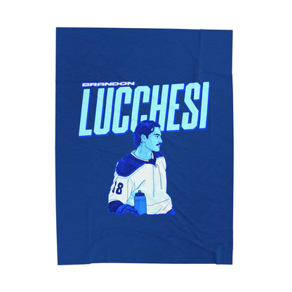 Brandon Lucchesi Velveteen Plush Blanket