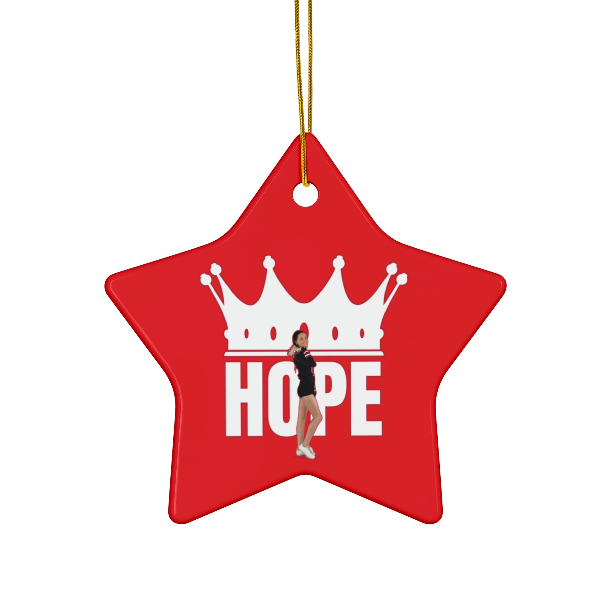 Hope Bockskopf Ceramic Ornament
