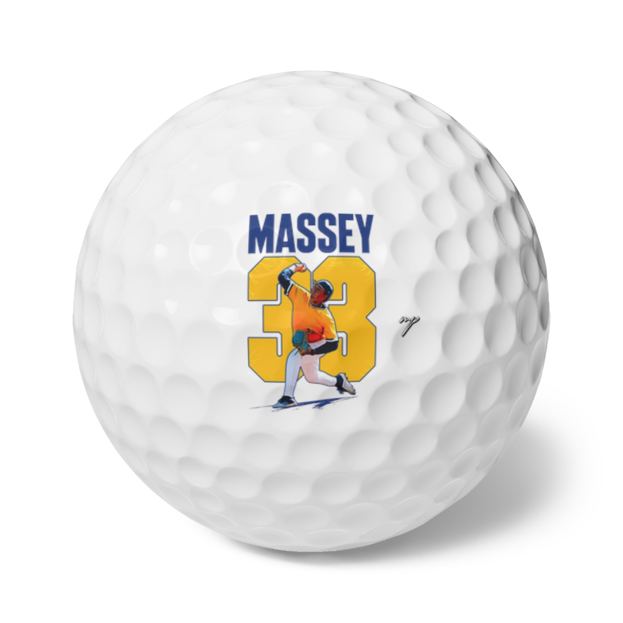 Gabe Massey Golf Balls, 6pc