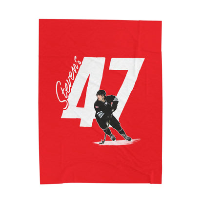 Kyle Stevens Velveteen Plush Blanket