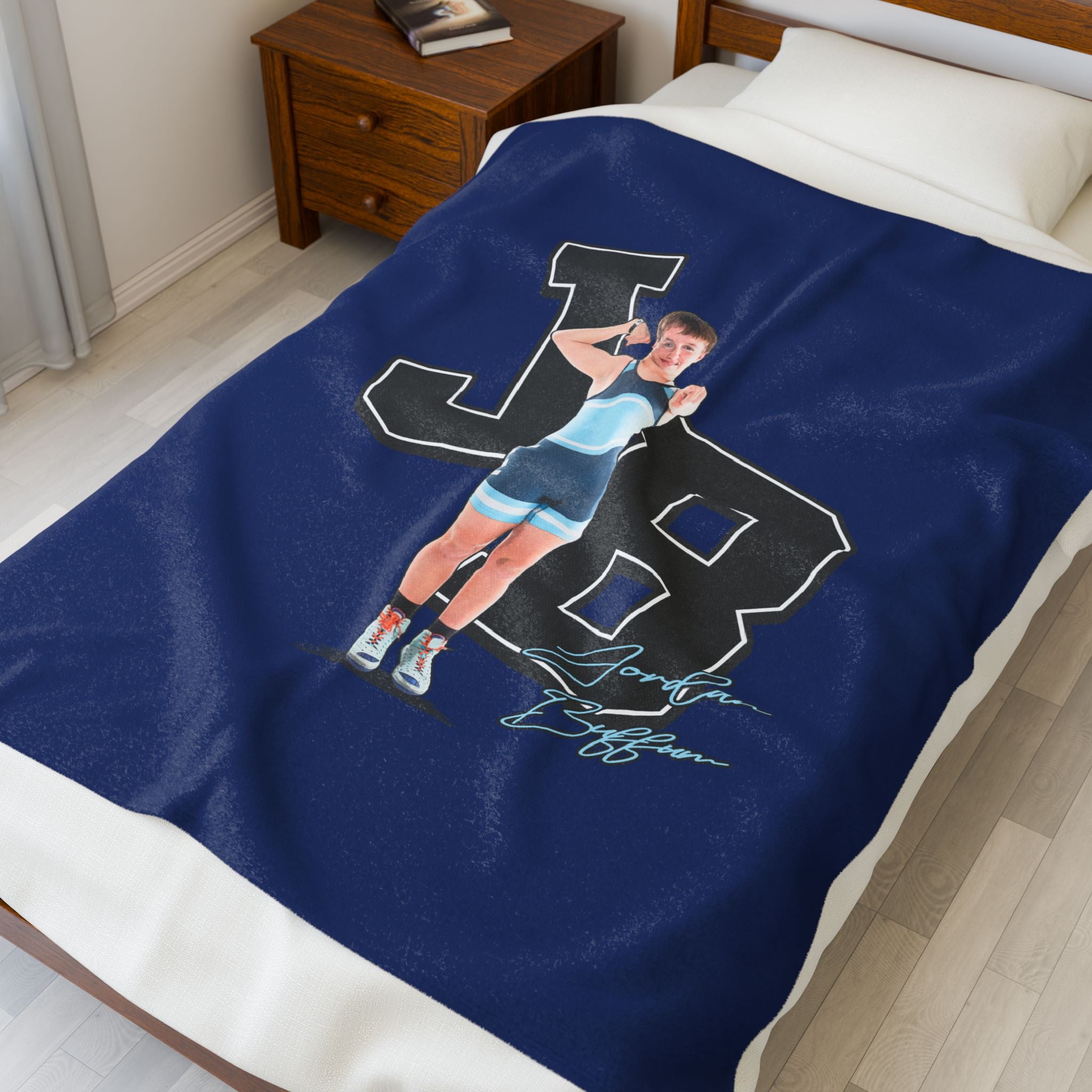 Jordan Buffum Velveteen Plush Blanket