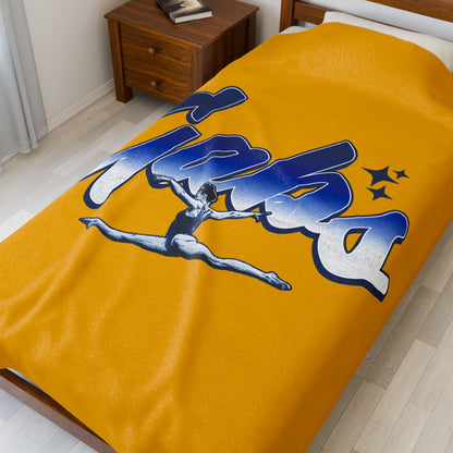 Gabby Riley Velveteen Plush Blanket