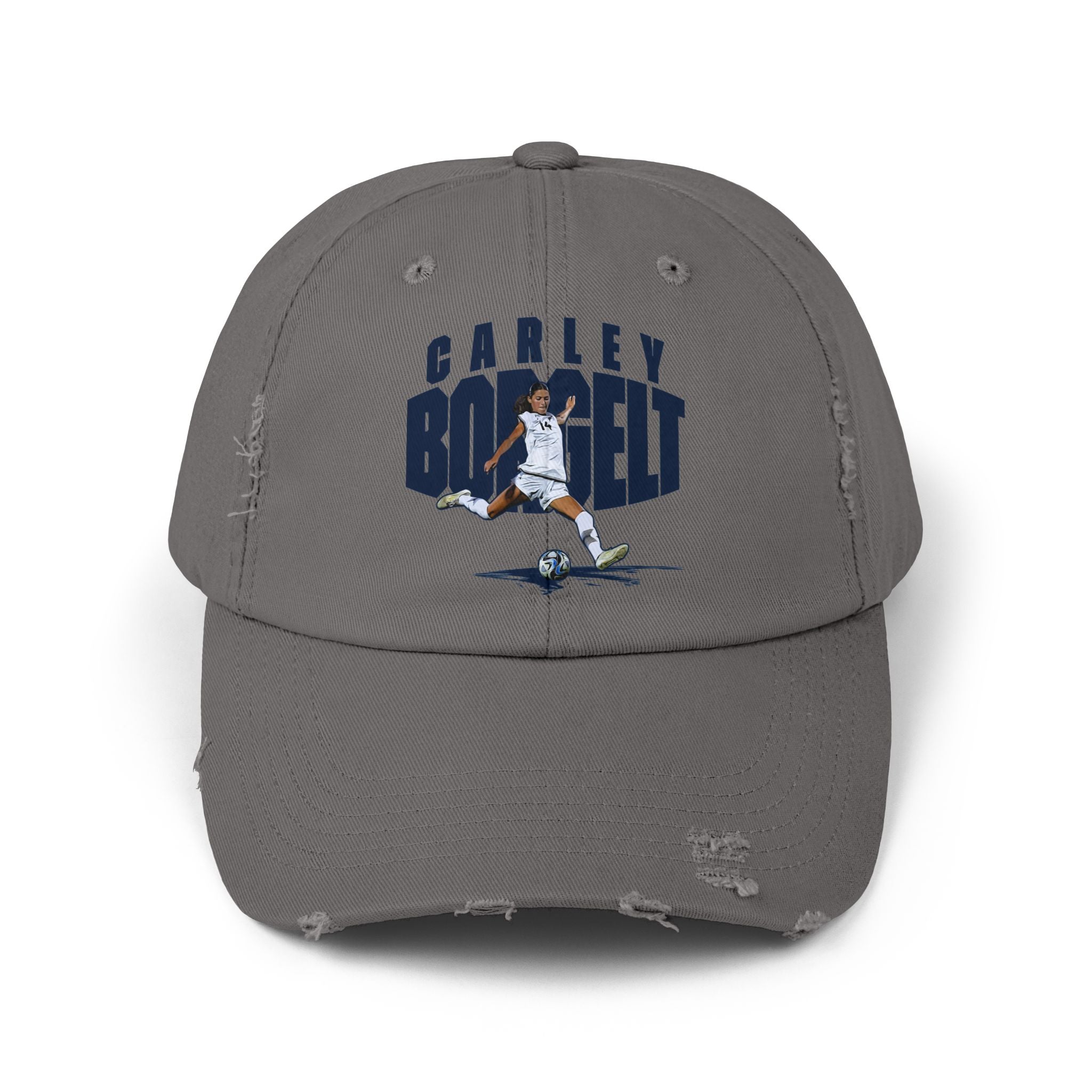 Carley Borgelt Distressed Dad Cap