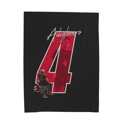 Elijah Adegbenro Velveteen Plush Blanket