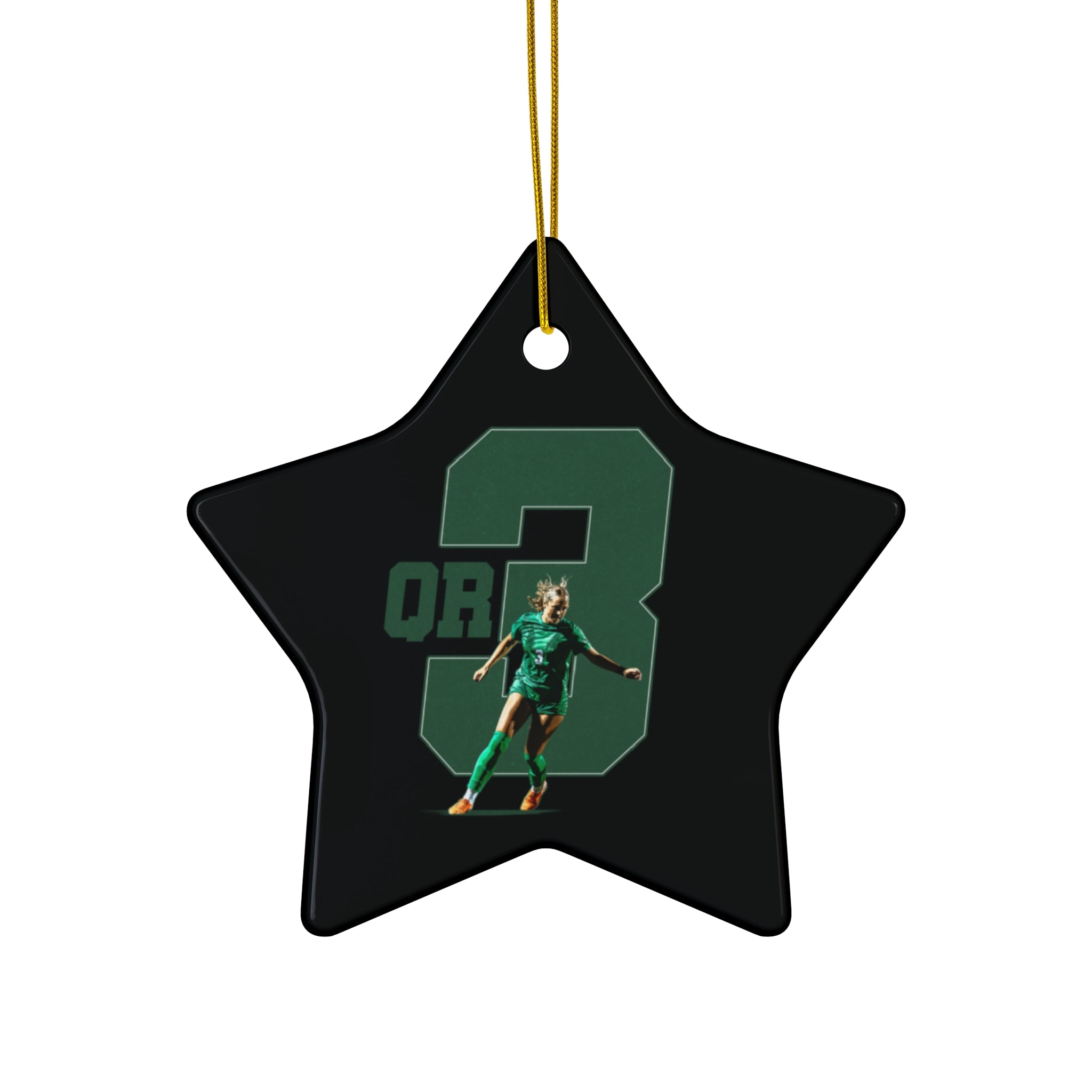 Quinn Rustand Ceramic Ornament