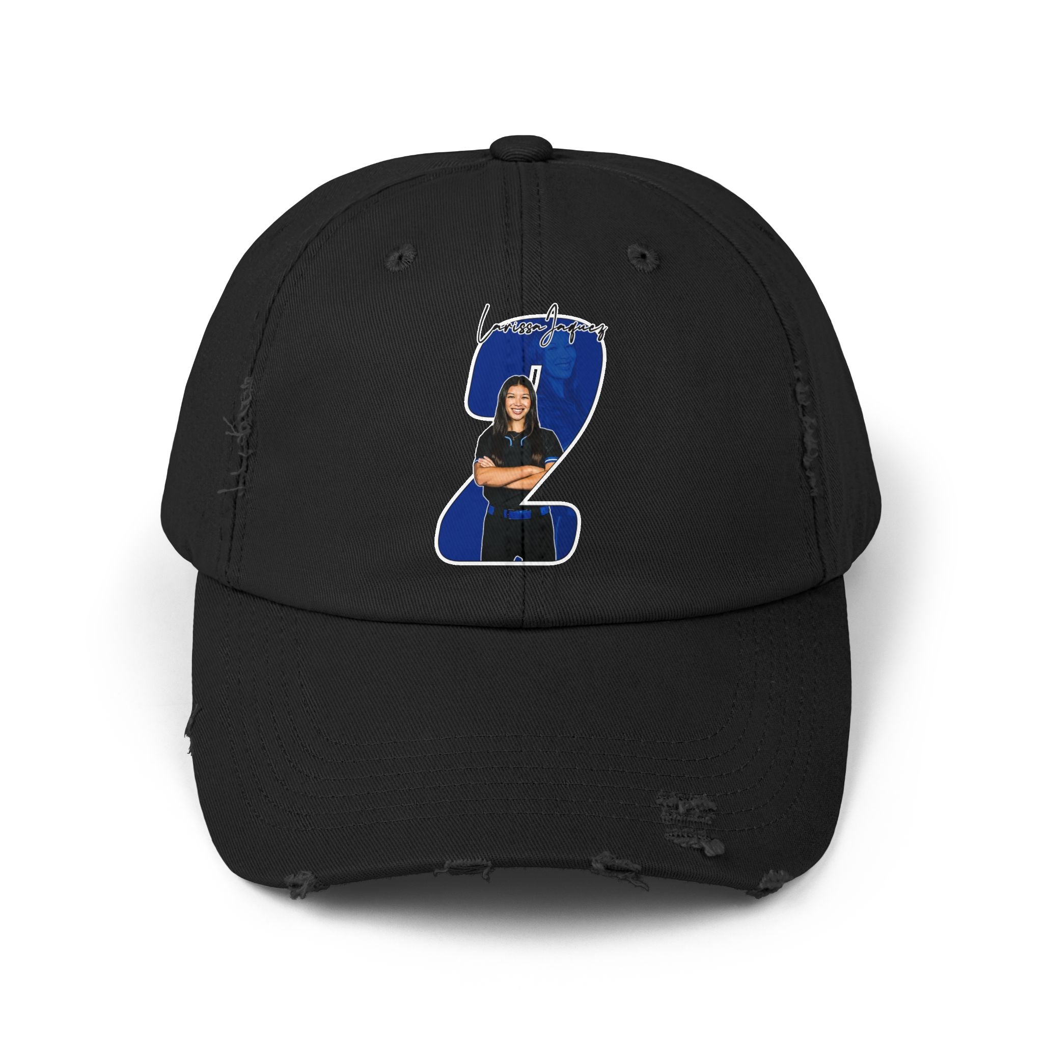 Larissa Jacquez Distressed Dad Cap