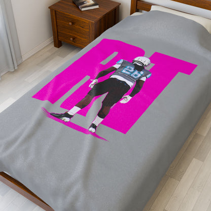 Raqun Tucker Velveteen Plush Blanket
