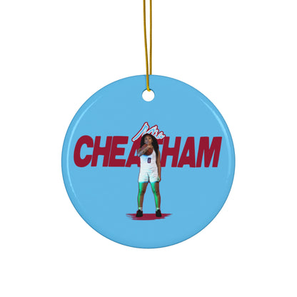Mia Cheatham Ceramic Ornament