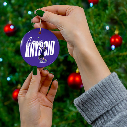 Conner Kryscio Ceramic Ornament
