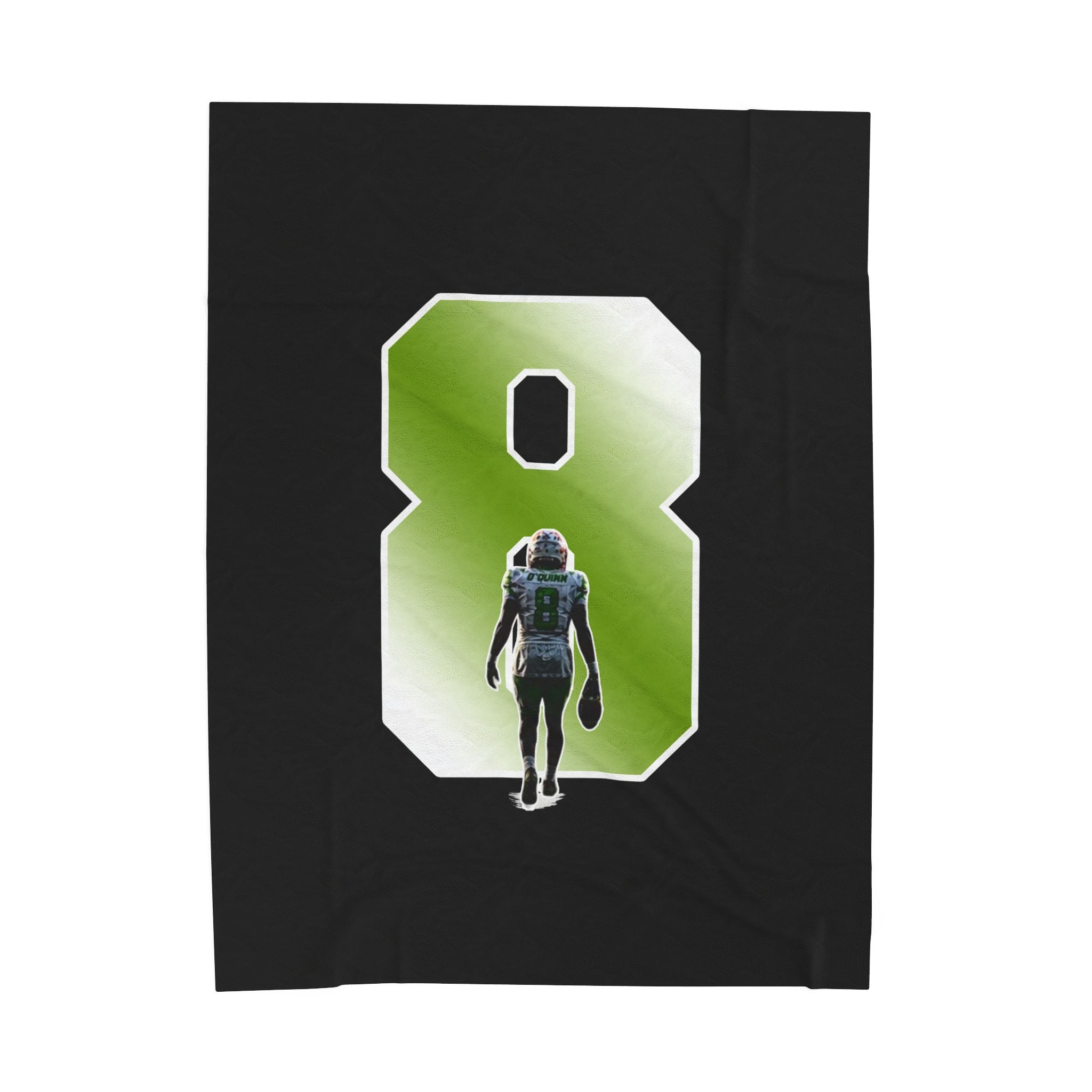 Clarence OQuinn Velveteen Plush Blanket