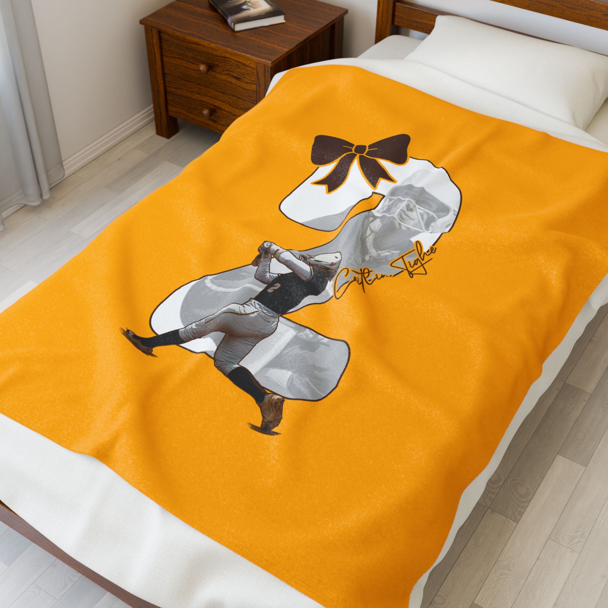 Caitlin Tighe Velveteen Plush Blanket