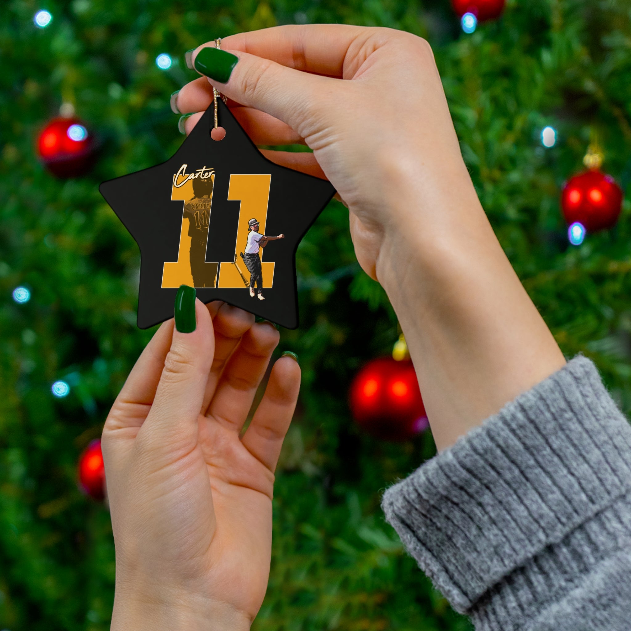 Julian Carter Ceramic Ornament