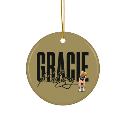 Gracie Kelsey Ceramic Ornament