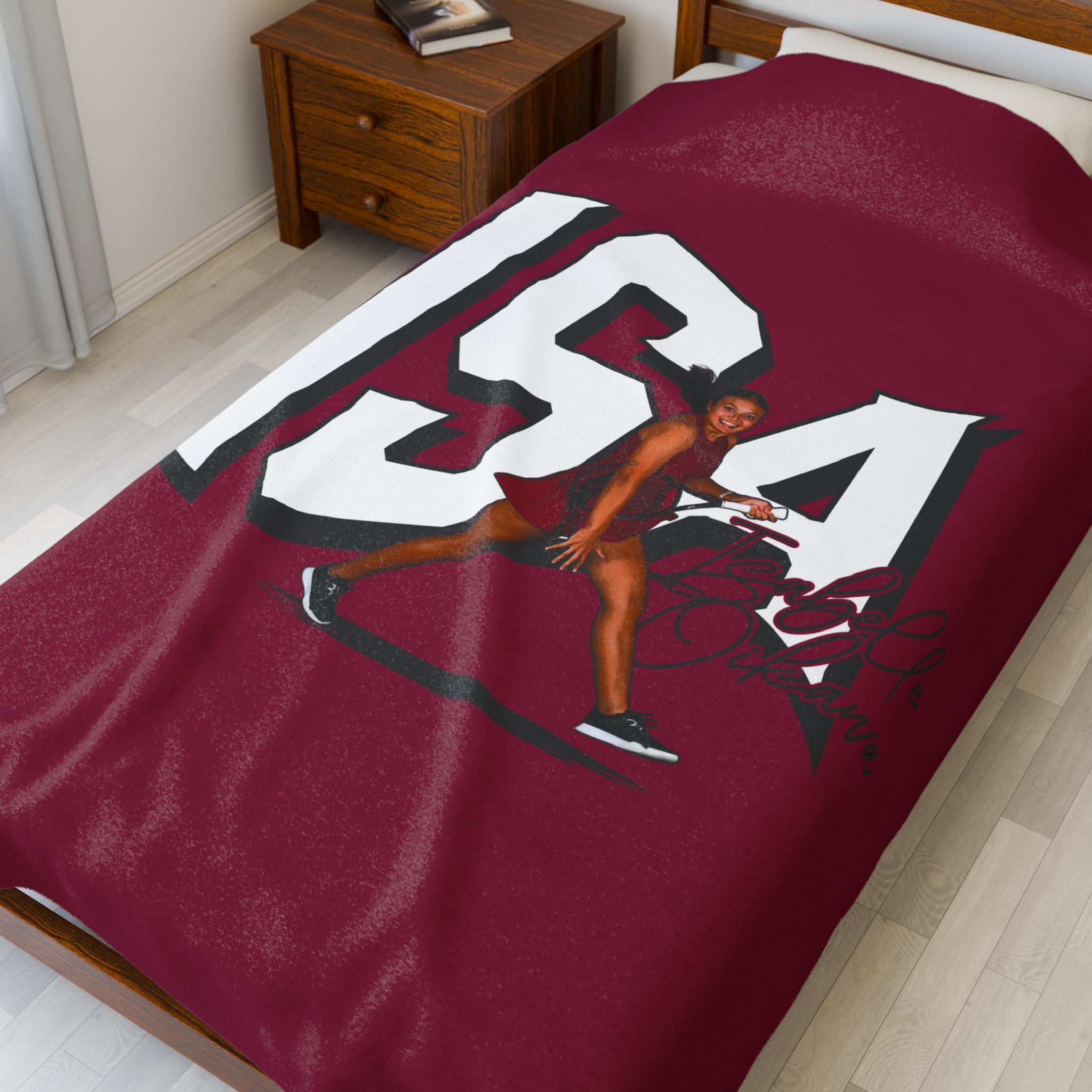 Isabelle Oikawa Velveteen Plush Blanket