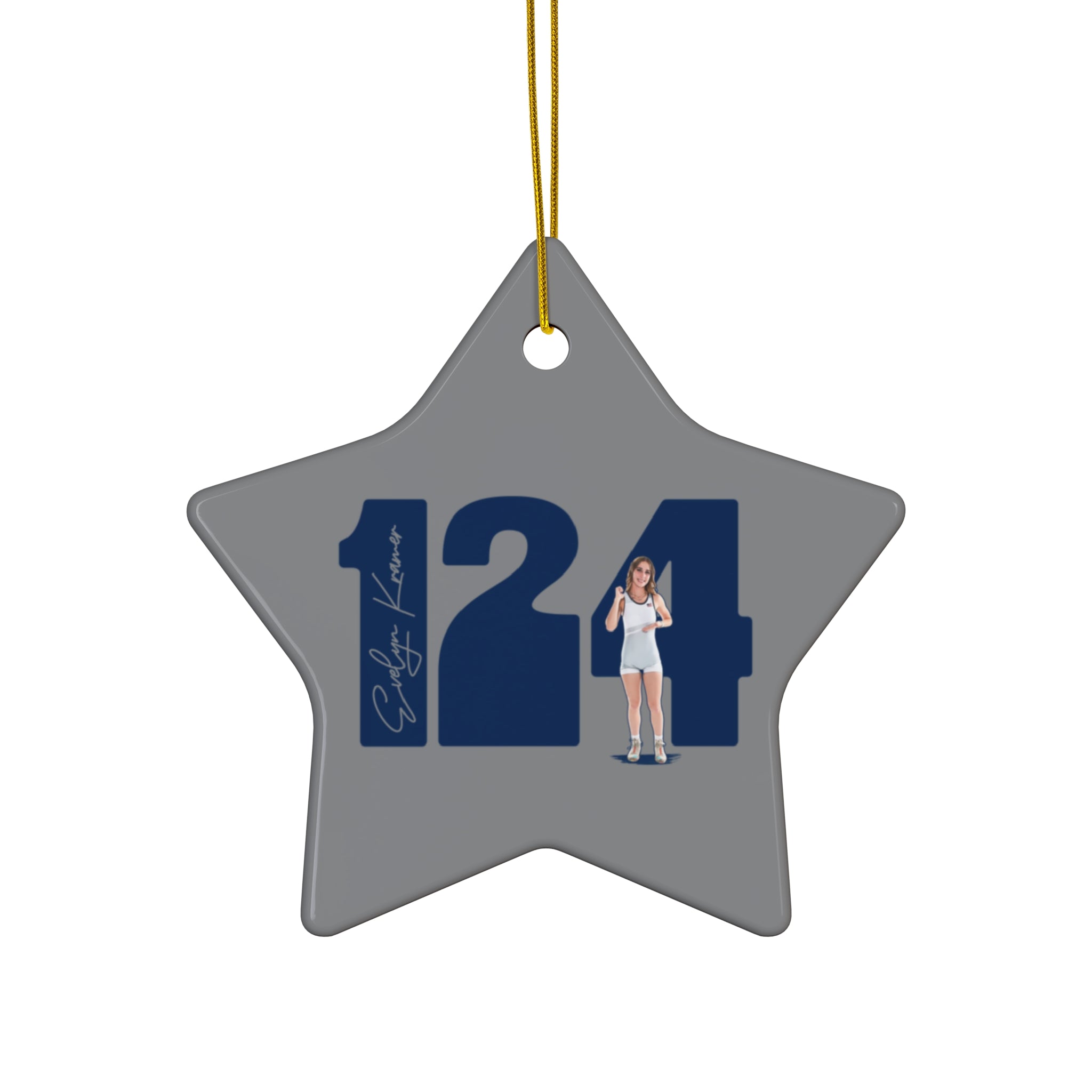 Evelyn Kramer Ceramic Ornament