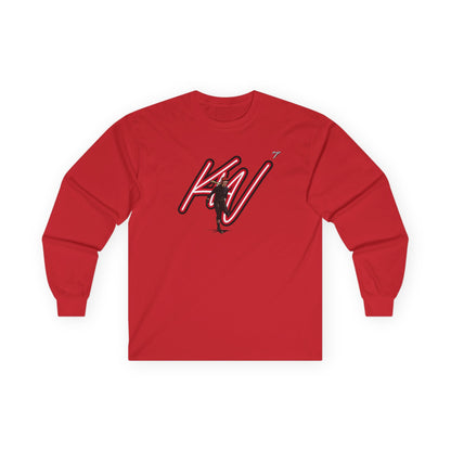 Kendle White Long Sleeve Tee