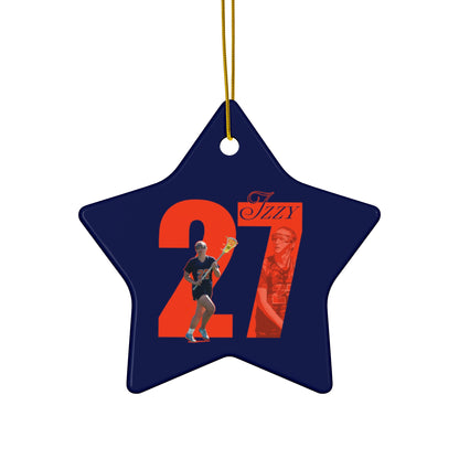 Izzy Lahah Ceramic Ornament